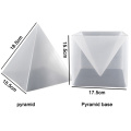 DIY crafts decorations art handmade epoxy candle wax silicone mould large pyramid resin mold